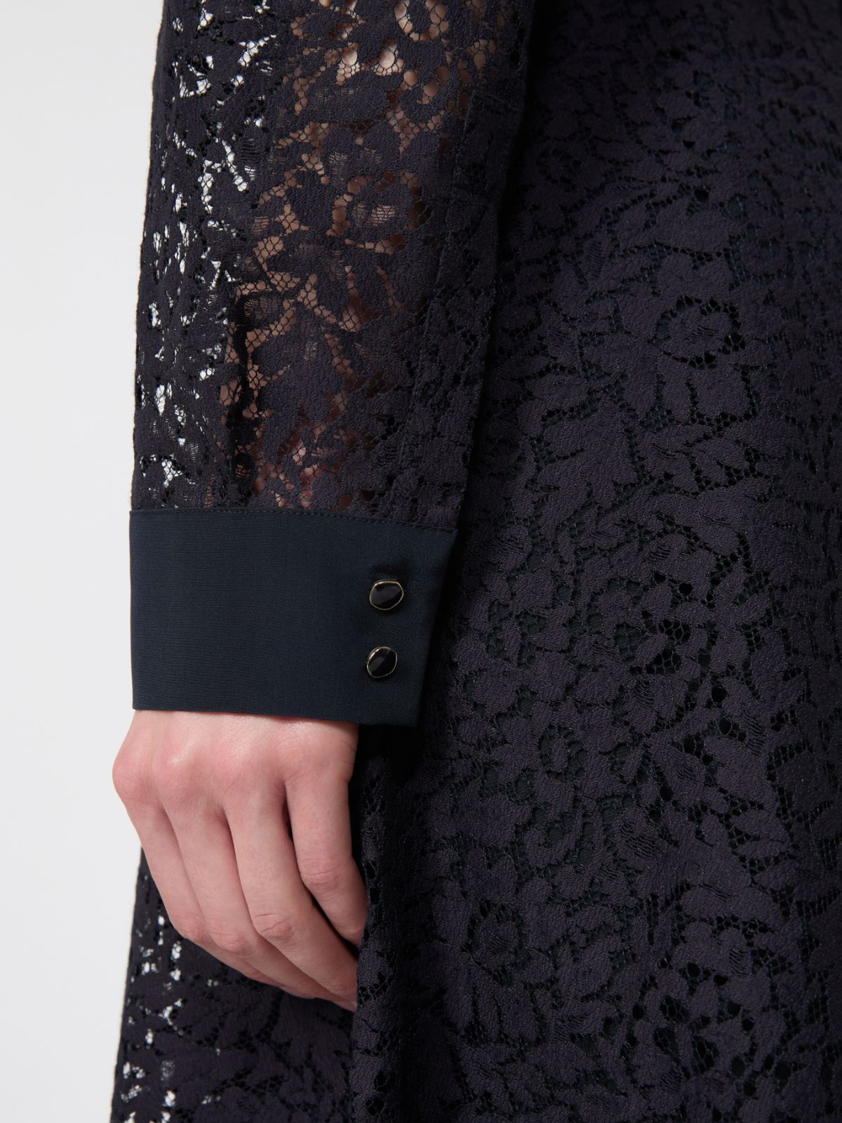 Lace shirt dress - NAVY - Max Mara - 11