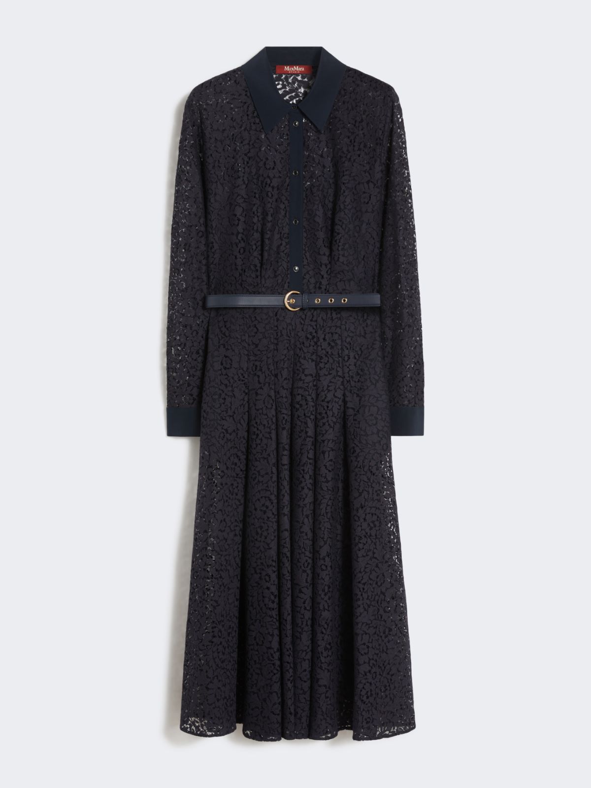 Lace shirt dress - NAVY - Max Mara - 6