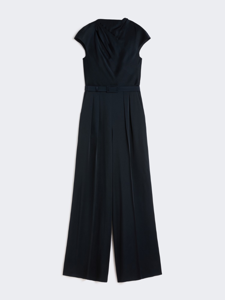 Envers satin jumpsuit - MIDNIGHTBLUE - Max Mara