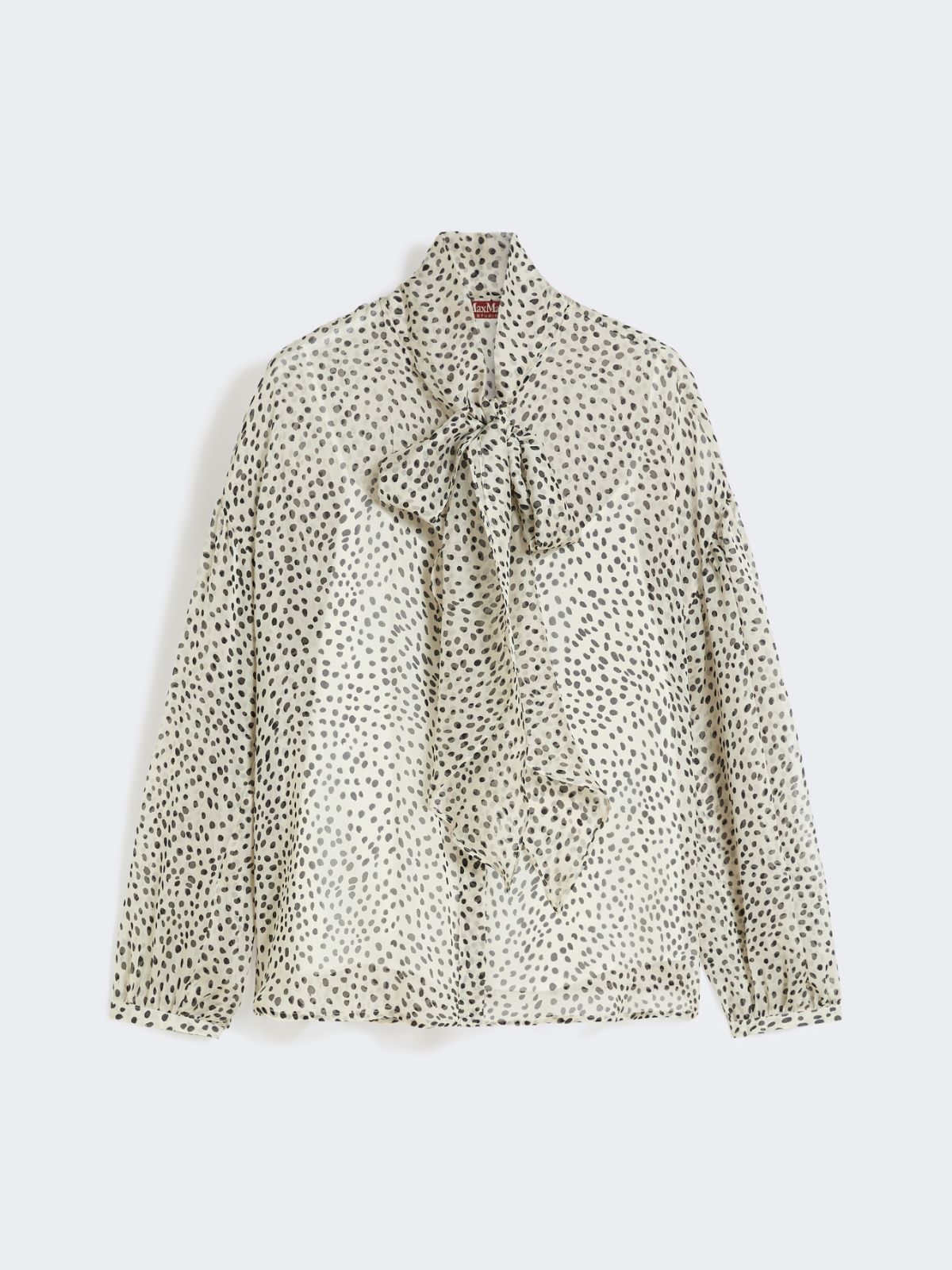 [エテレ] ピュア シルク シフォン プリント ブラウス - BEIGE - Max Mara - 6