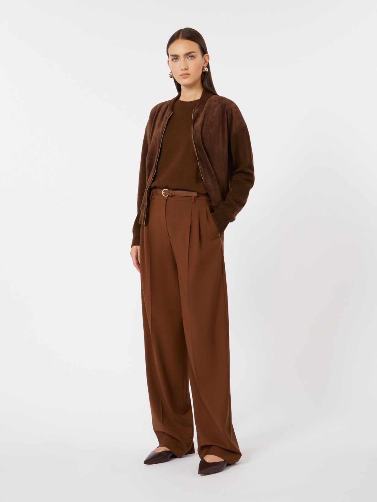 Wool and cashmere cardigan - CHOCOLATE - Max Mara - 6