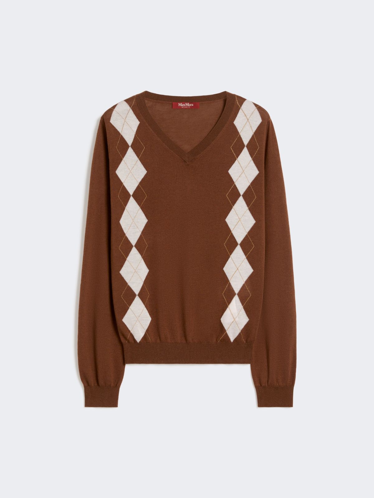 Wool and silk sweater - CHOCOLATE - Max Mara - 9