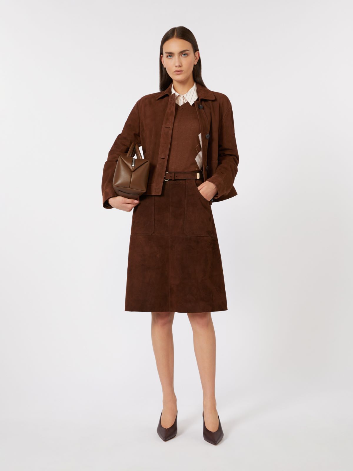 Wool and silk sweater - CHOCOLATE - Max Mara - 5