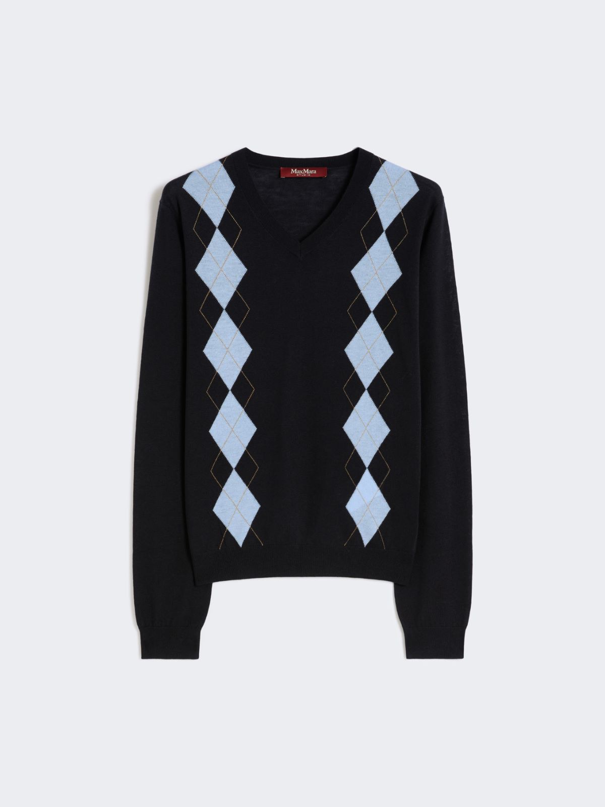 Wool and silk sweater - NAVY - Max Mara - 5