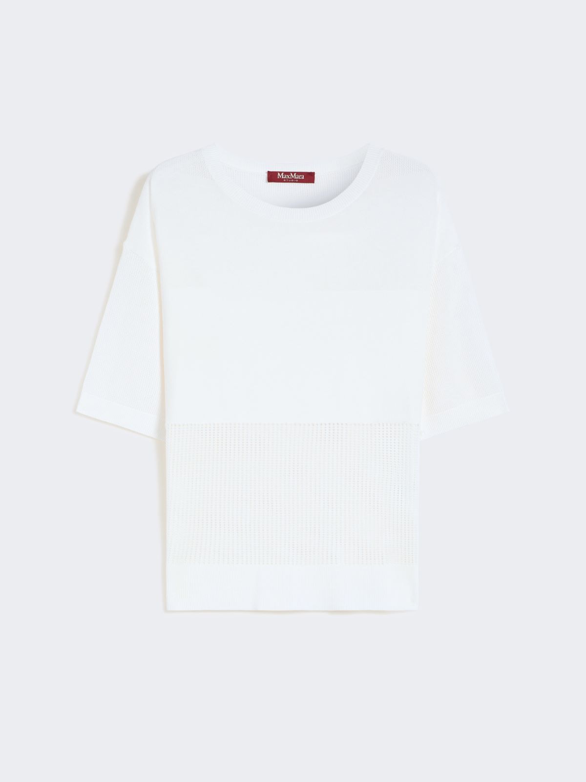 Viscose yarn jumper - OPTICAL WHITE - Max Mara - 5