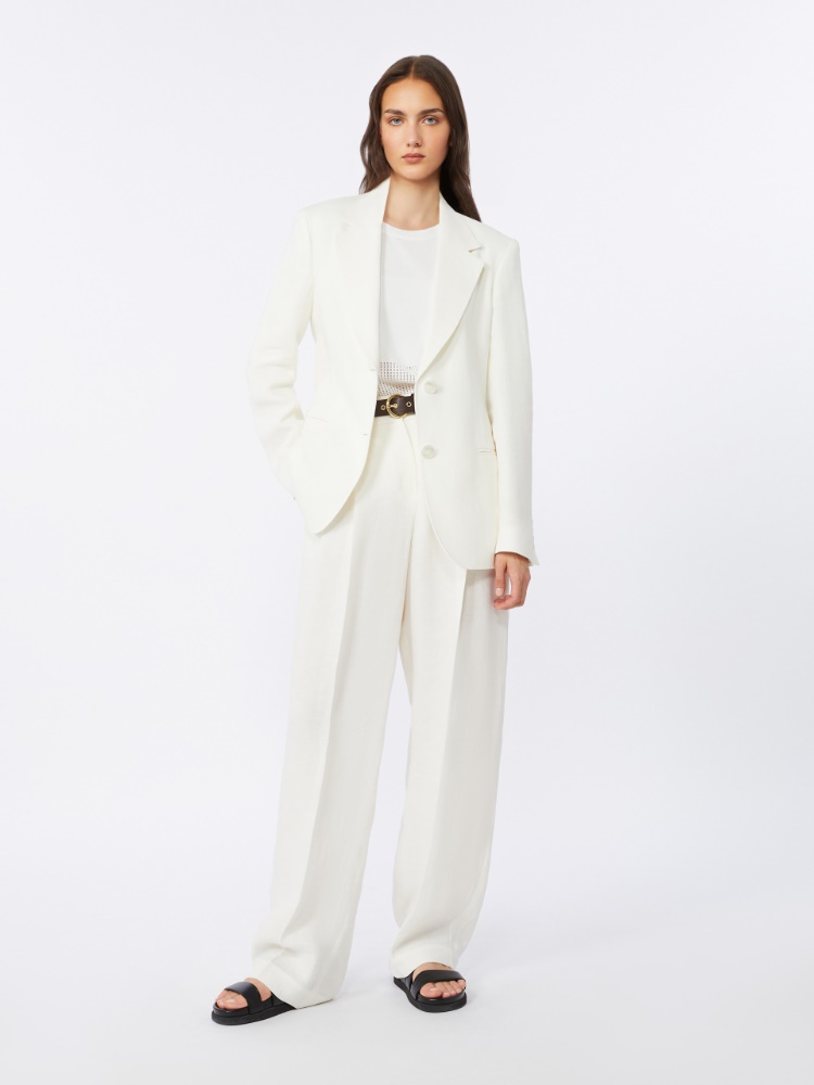 Viscose yarn jumper - OPTICAL WHITE - Max Mara