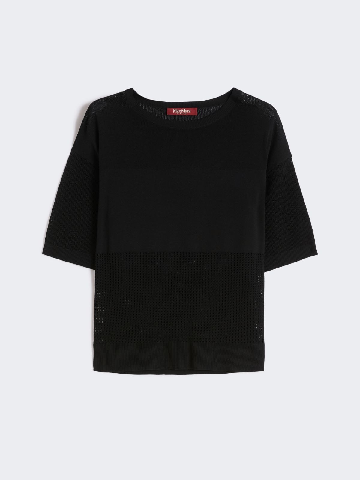 Viscose yarn jumper - BLACK - Max Mara - 5