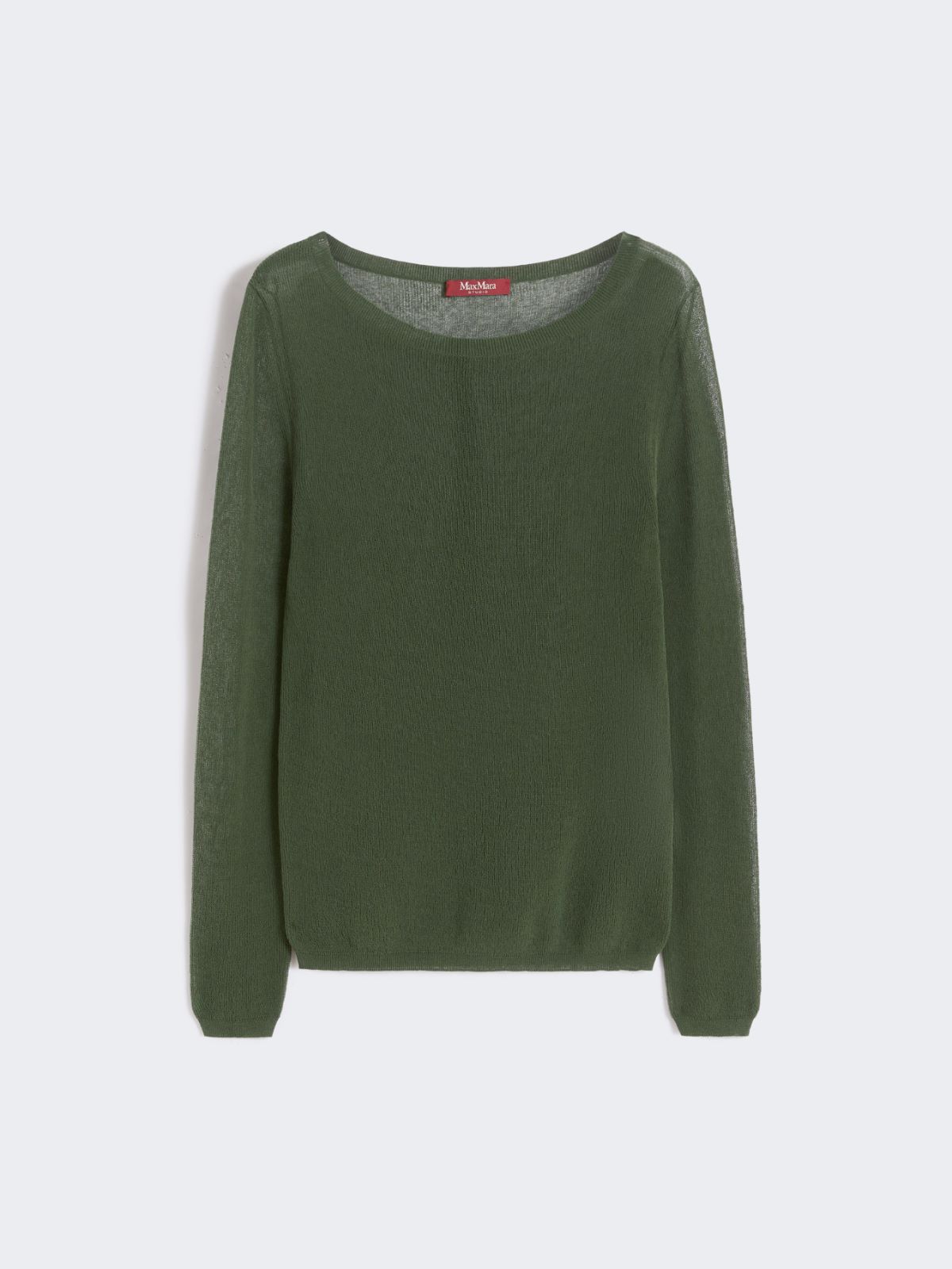 Slim-fit cotton-blend sweater - KAKI - Max Mara - 5
