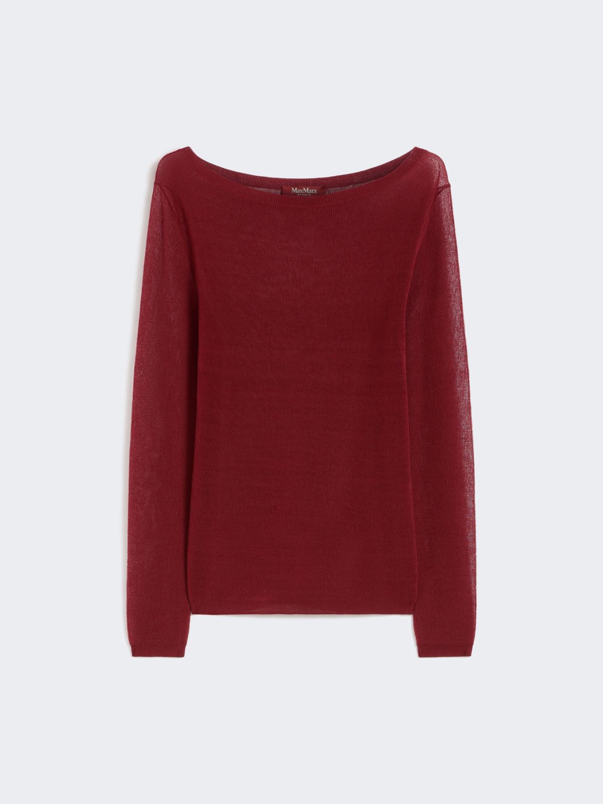 Slim-fit cotton-blend sweater - BRICK RED - Max Mara - 4