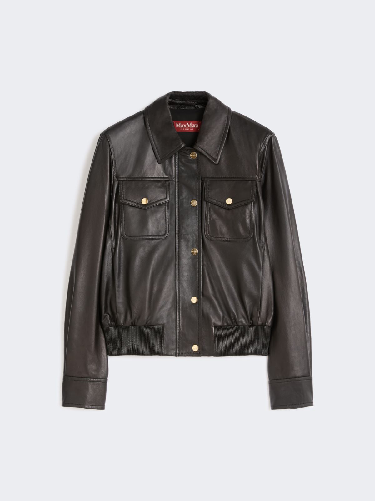 Leather jacket - BLACK - Max Mara - 9