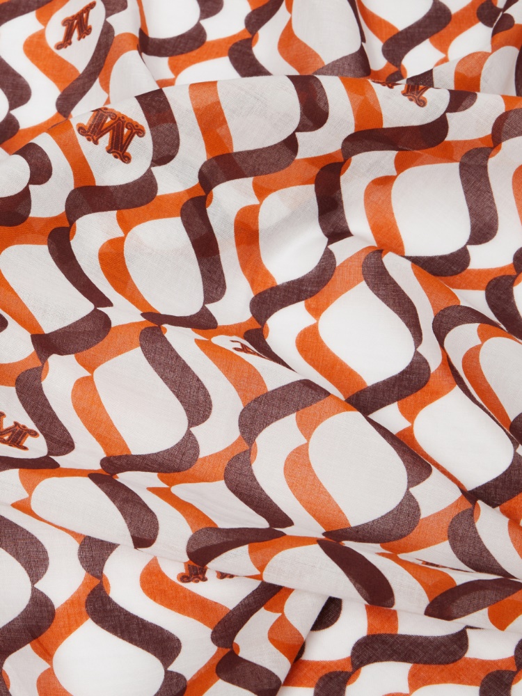Foulard in mussola fantasia - CORALLO - Max Mara - 3