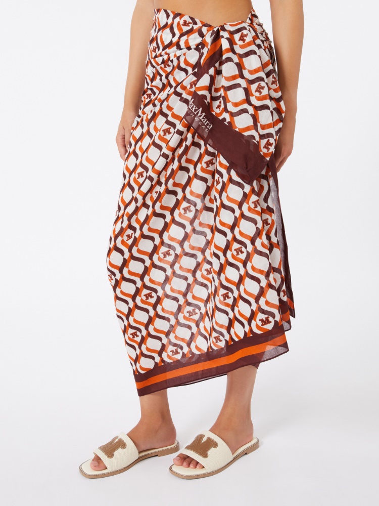 Foulard in mussola fantasia - CORALLO - Max Mara