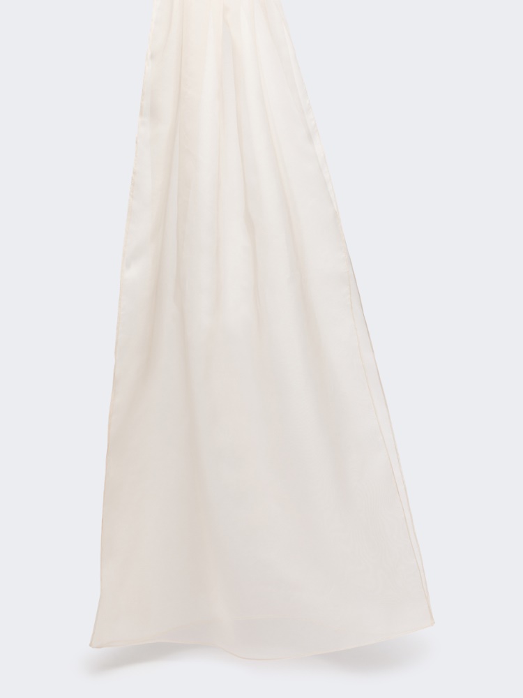 Étole en organza de soie - POUDRE - Max Mara - 1
