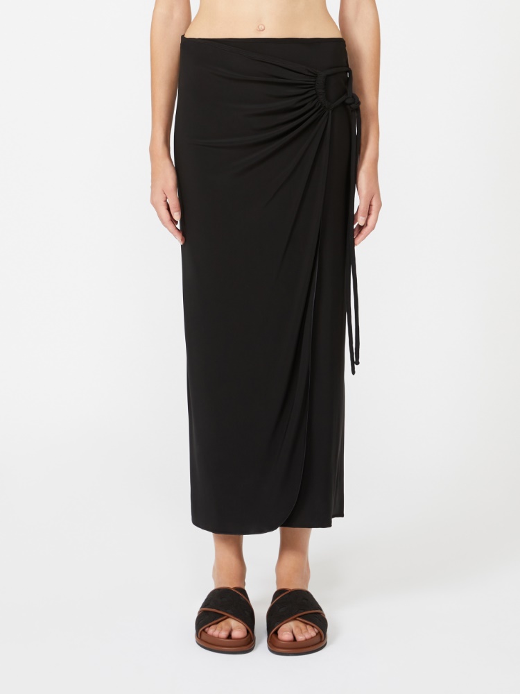 Gonna portafoglio in jersey - NERO - Max Mara - 2