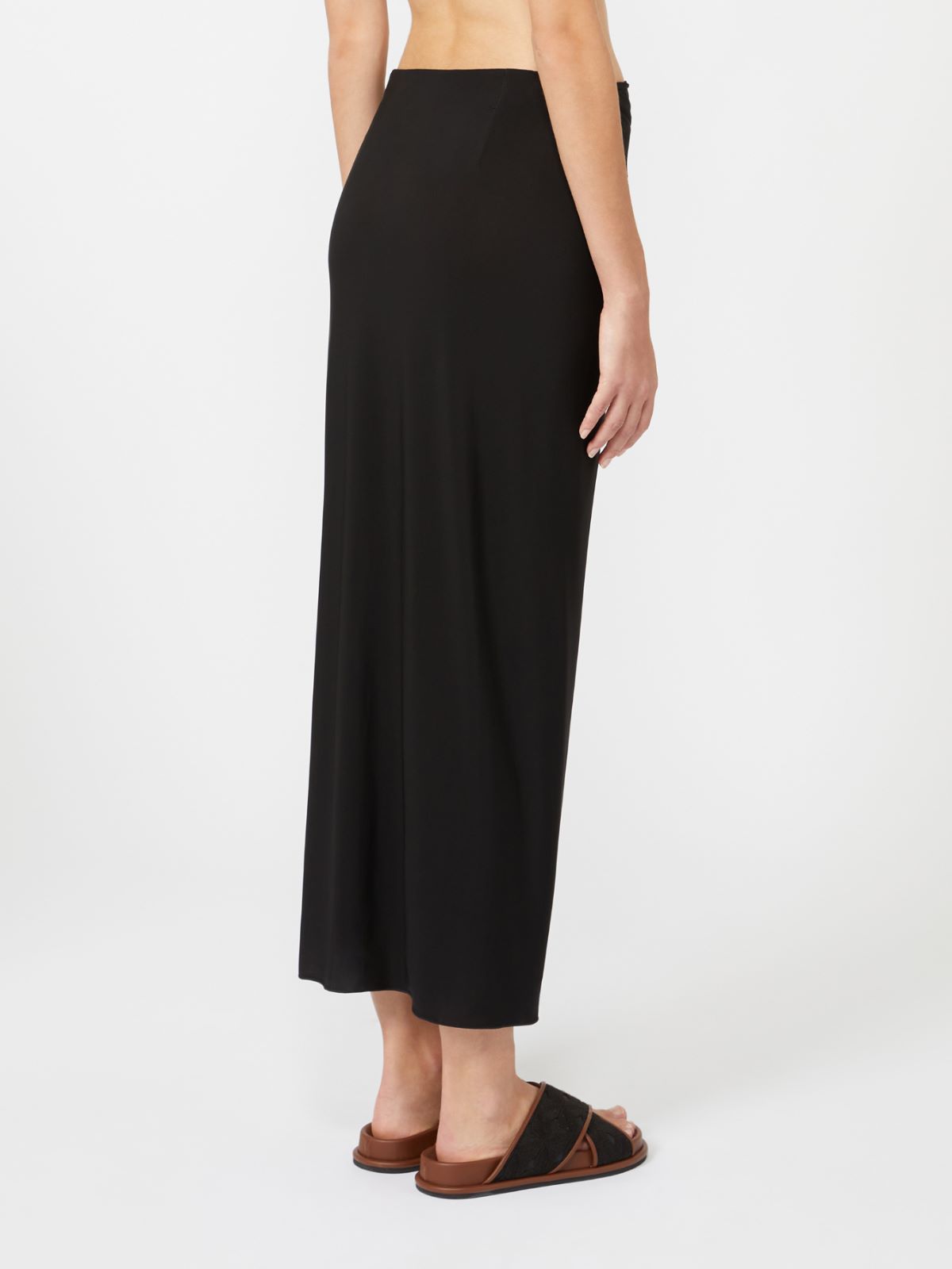 Gonna portafoglio in jersey - NERO - Max Mara - 3