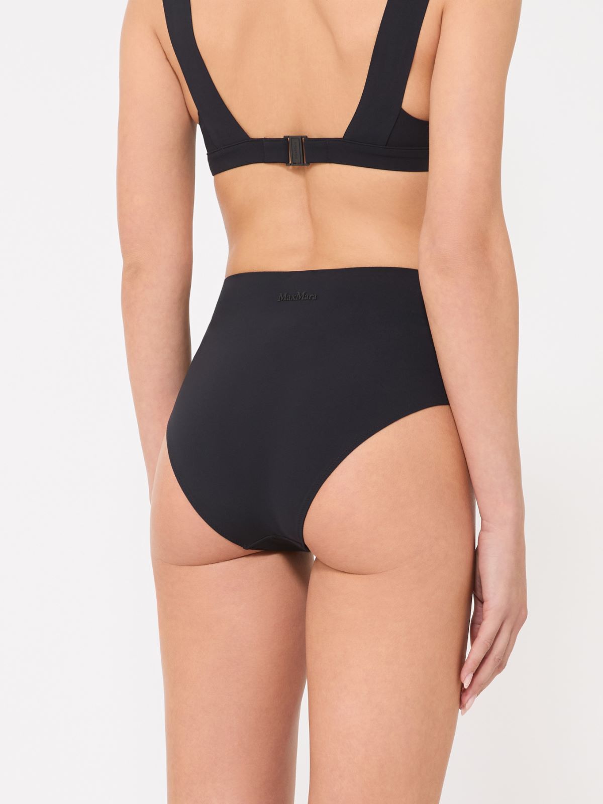 Culotte en tissu technique mat - NOIR - 3