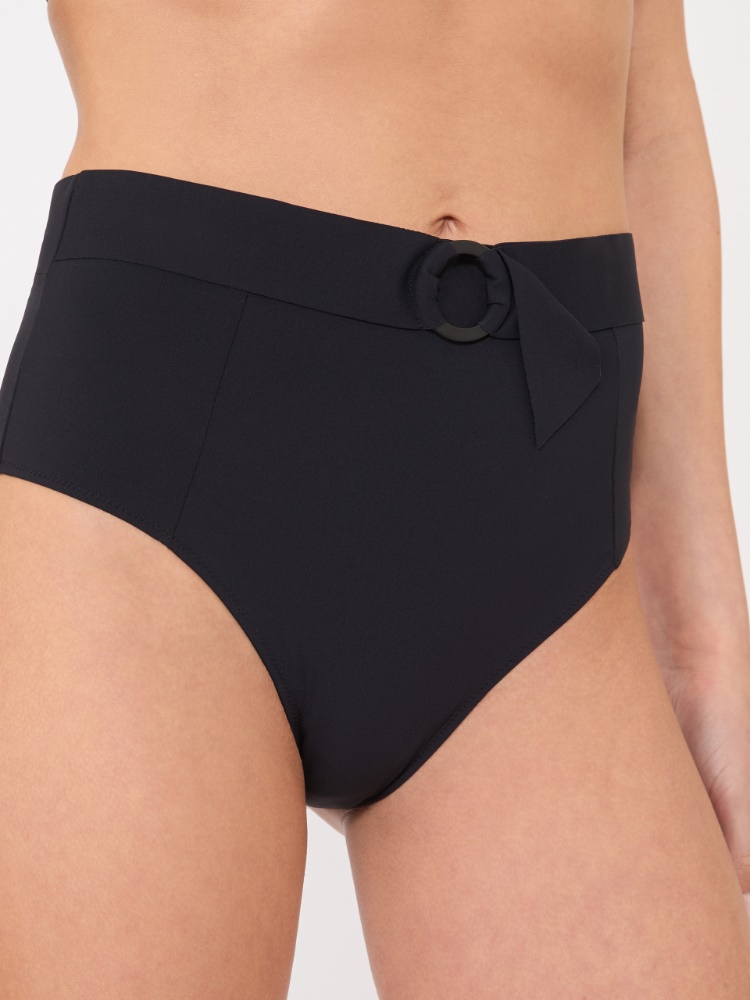 Culotte en tissu technique mat - NOIR - 4