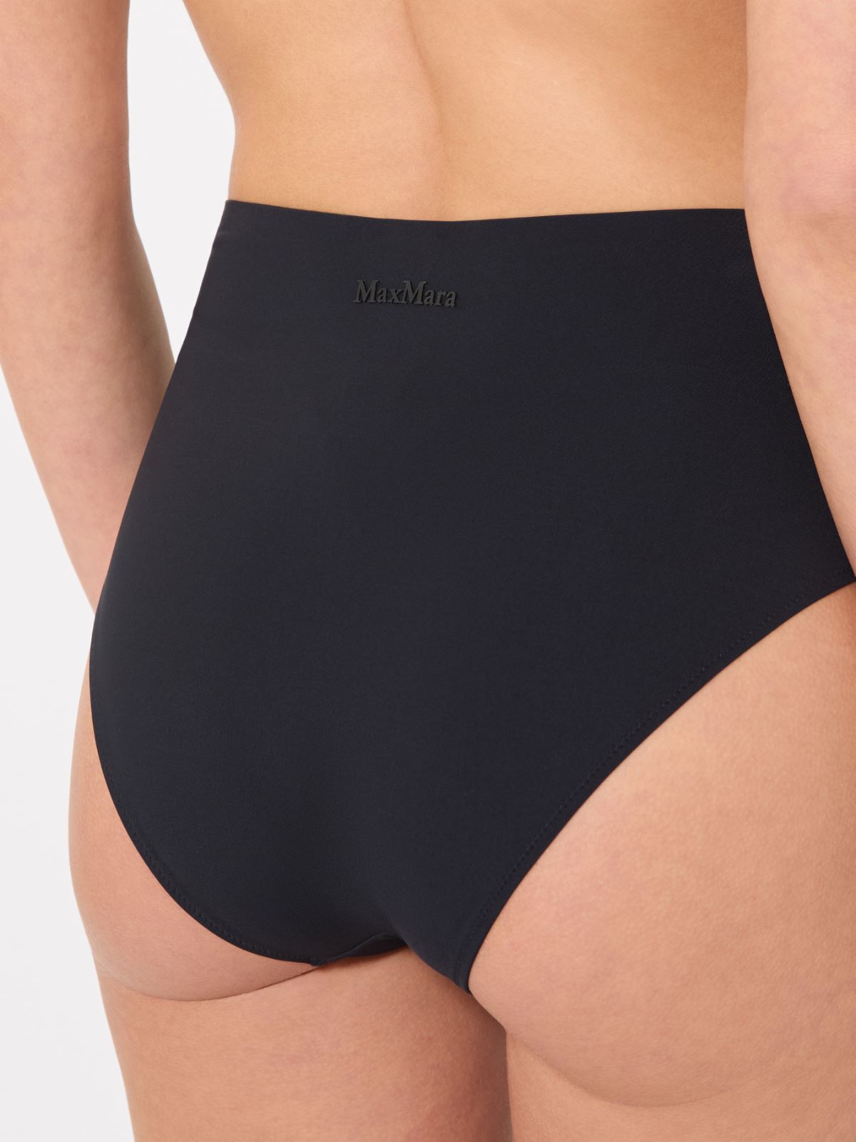 Culotte en tissu technique mat - NOIR - 5