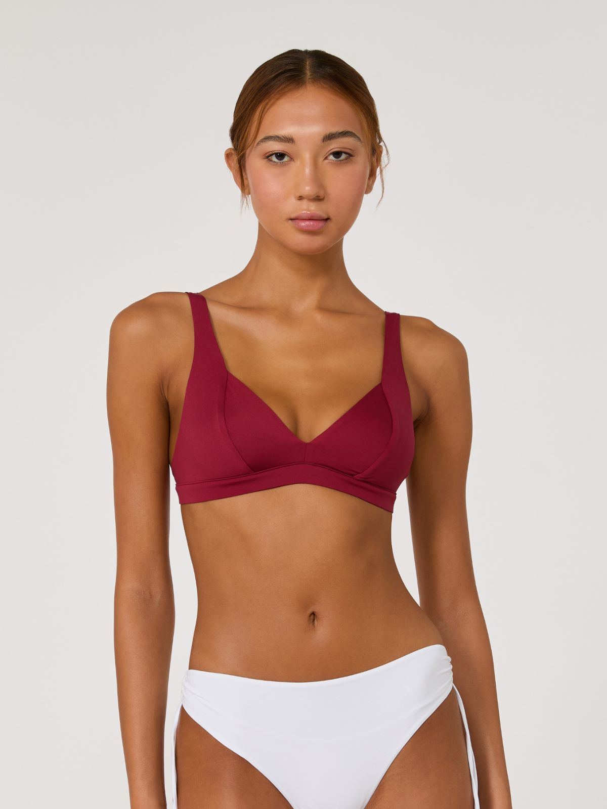 Sujetador de bikini balconette de punto - GERANIO - Max Mara - 2