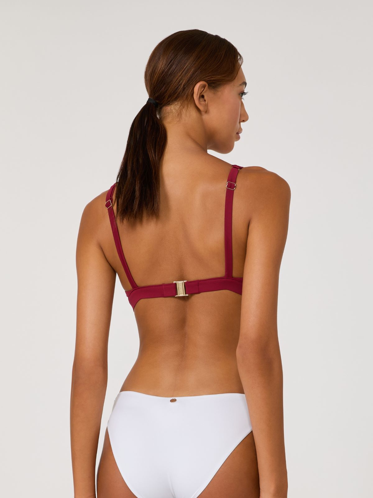 Sujetador de bikini balconette de punto - GERANIO - Max Mara - 3