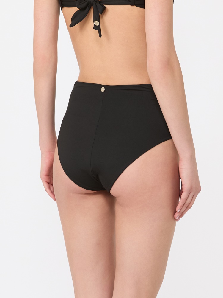 Slip mare a vita alta in jersey - NERO - 3