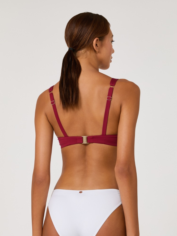 Sujetador de bikini balconette con copa C de punto - GERANIO - Max Mara - 3