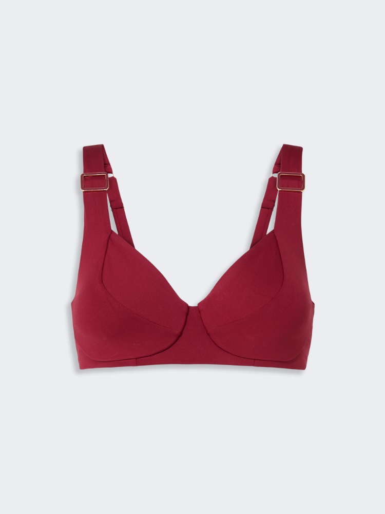 Sujetador de bikini balconette con copa C de punto - GERANIO - Max Mara - 6