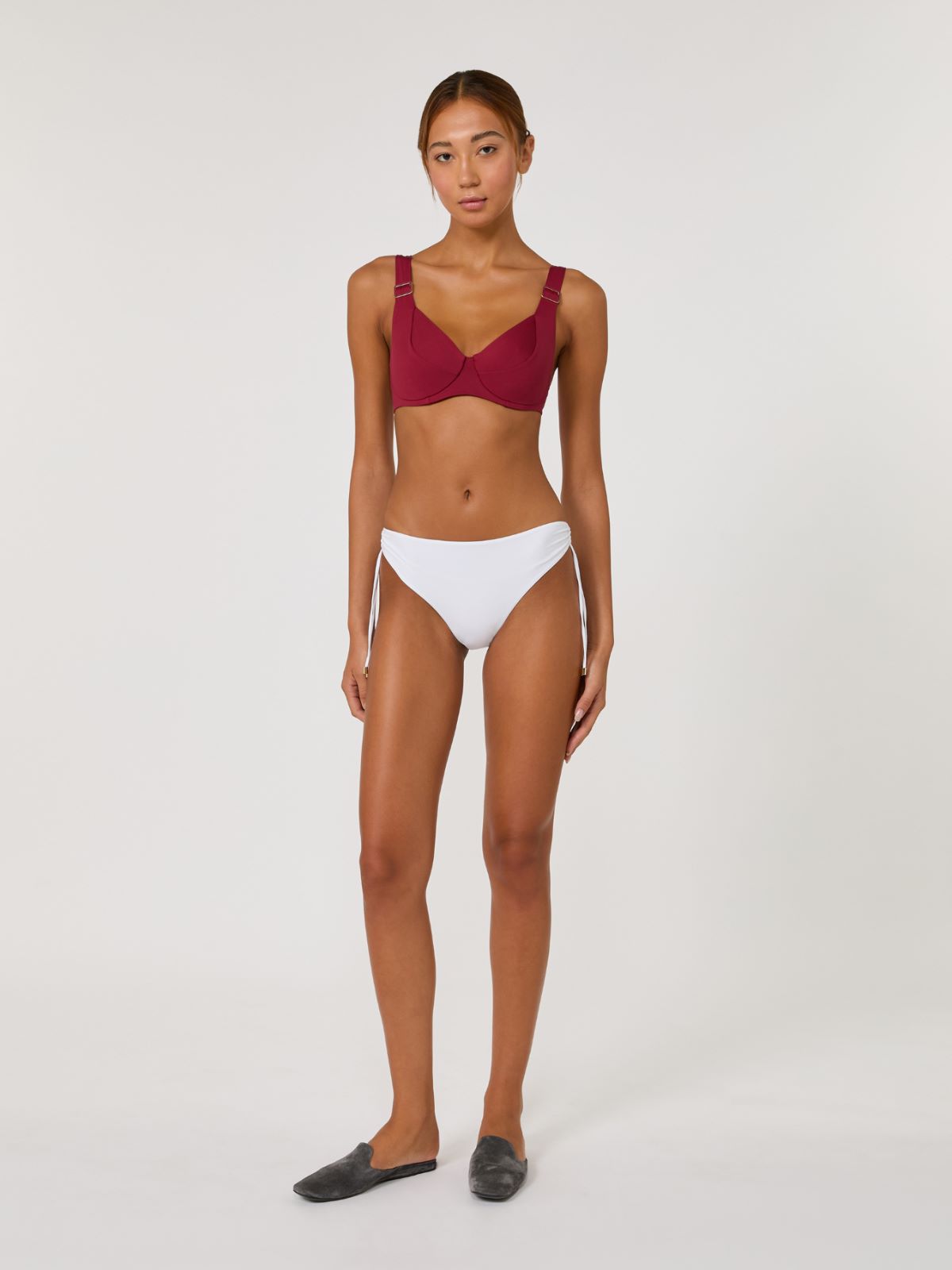 Balconette-Bikinioberteil aus Jersey mit C-Cup - GERANIE