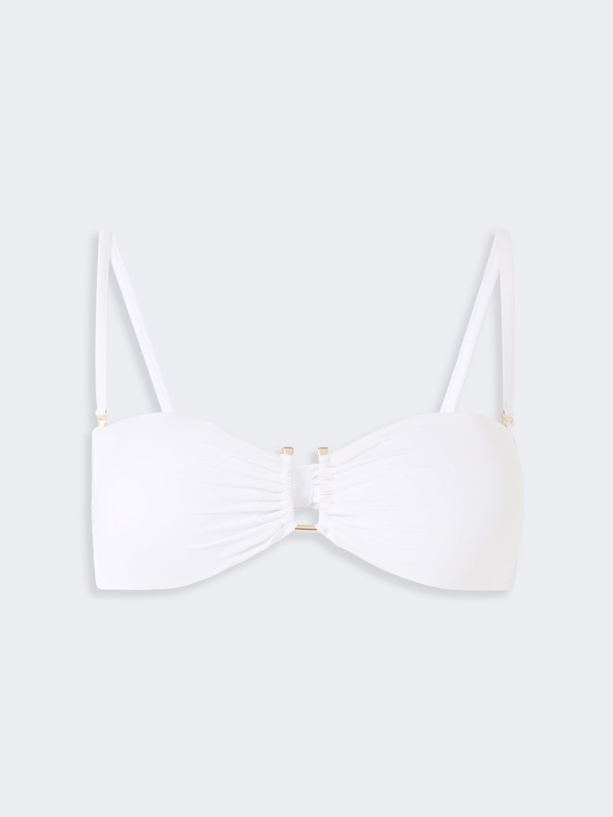 Reggiseno mare a fascia in jersey - BIANCO - Max Mara - 5