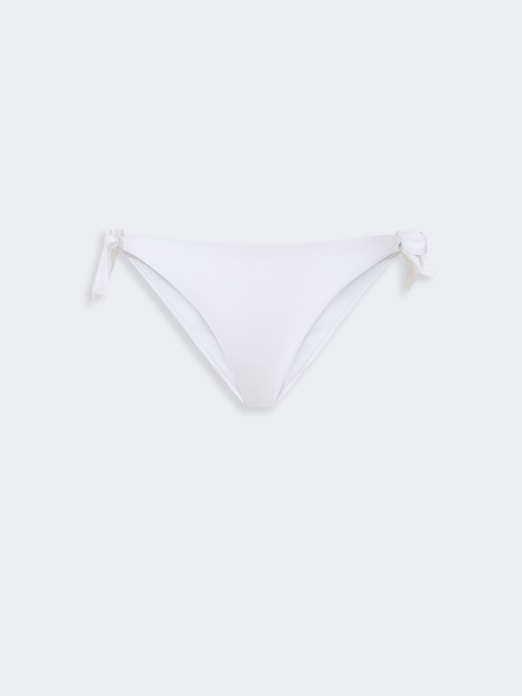 Solid-coloured Lycra® swim briefs - WHITE