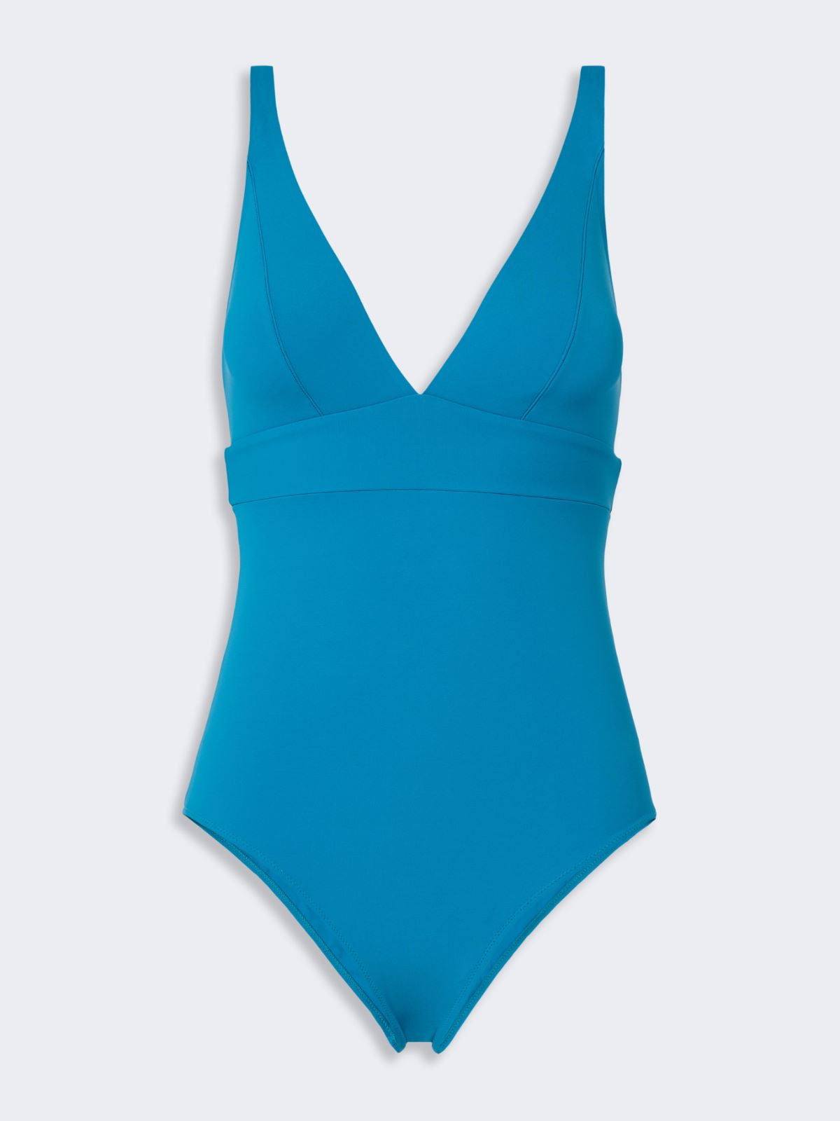 Matte technical fabric swimsuit - TURQUOISE - Max Mara - 5