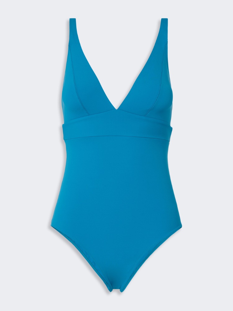 Matte technical fabric swimsuit - TURQUOISE - Max Mara - 5