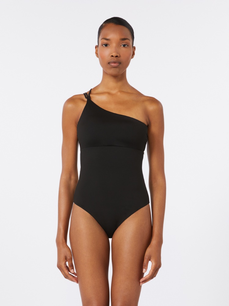 Costume intero monospalla in jersey - NERO - Max Mara - 2
