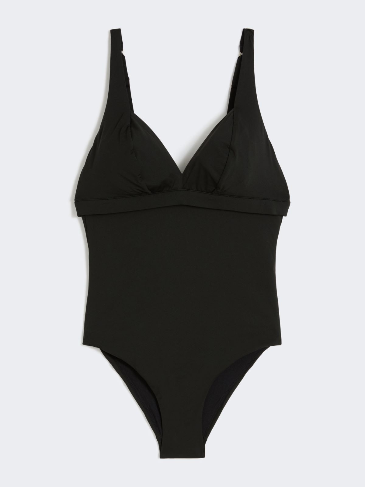Maillot de bain une pièce en jersey stretch - NOIR - 4