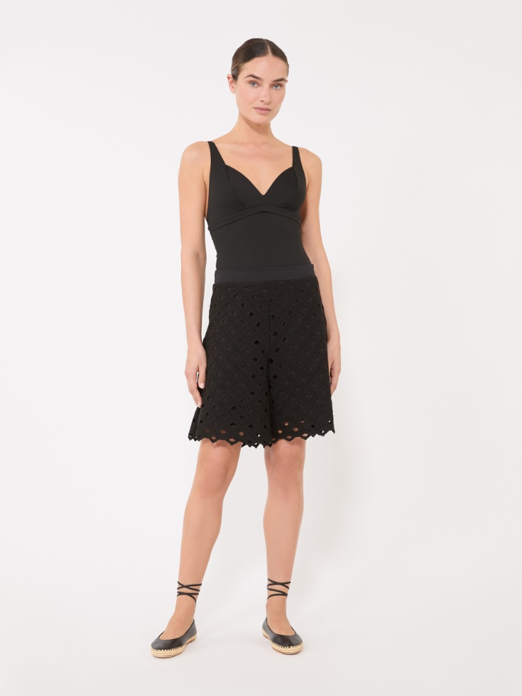 Maillot de bain une pièce en jersey stretch - NOIR