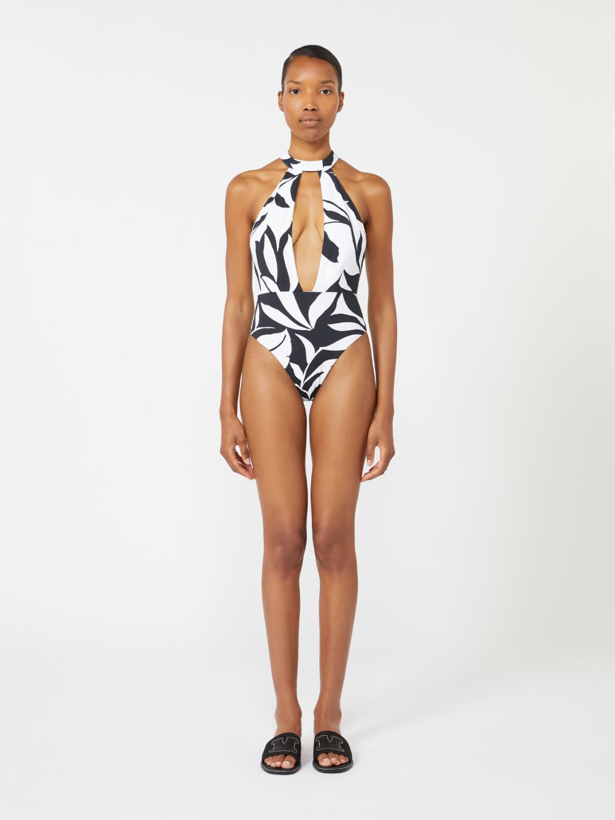 Costume interno in nylon stampato - BIANCO - Max Mara - 2