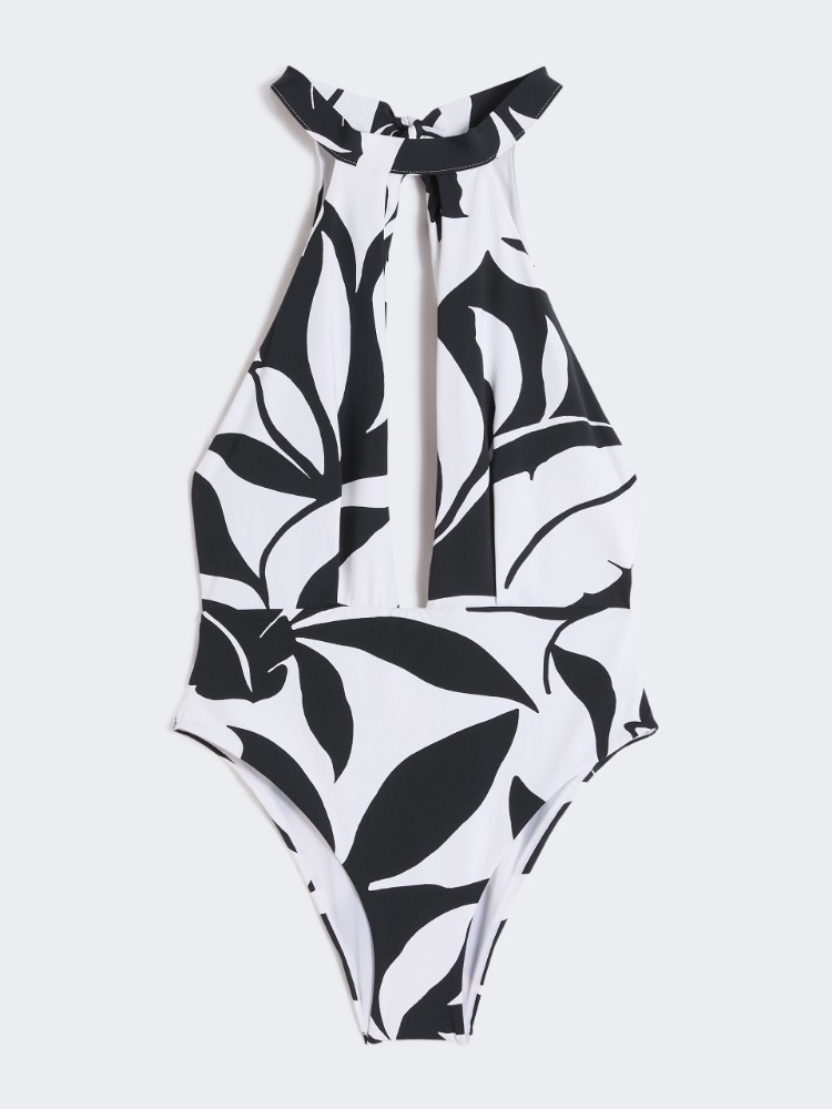 Costume interno in nylon stampato - BIANCO - Max Mara - 5