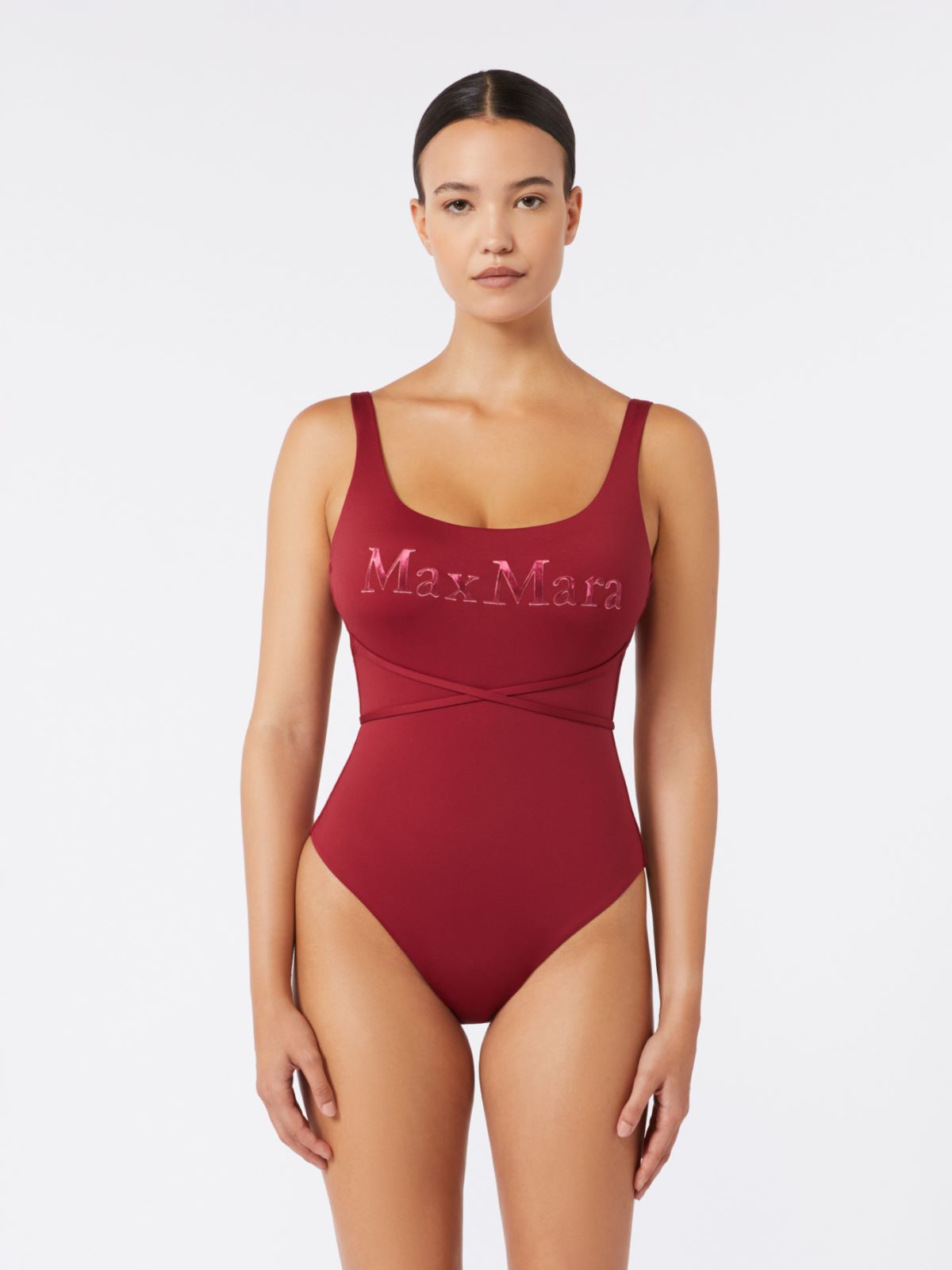 Costume intero in jersey con logo - GERANIO - Max Mara - 2