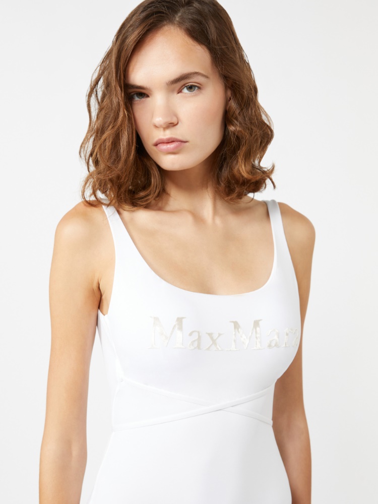 Jersey logo swimsuit - WHITE - 4