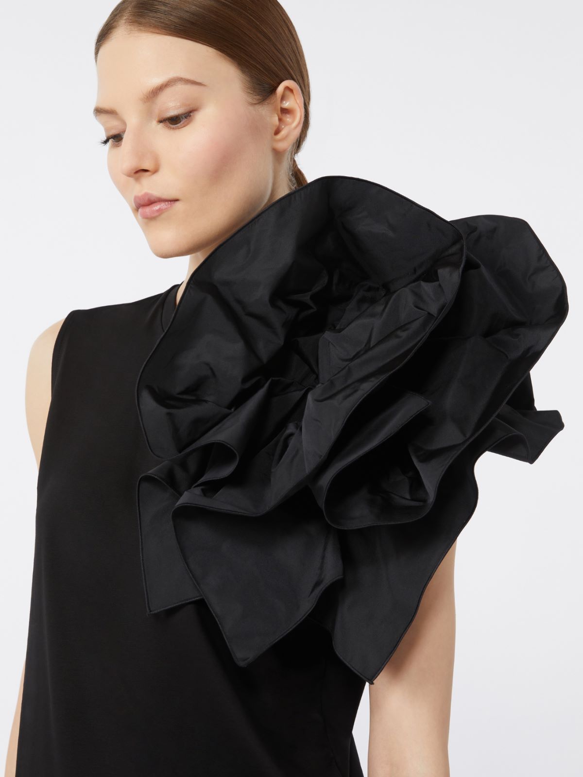 Cotton jersey T-shirt - BLACK - Max Mara - 4