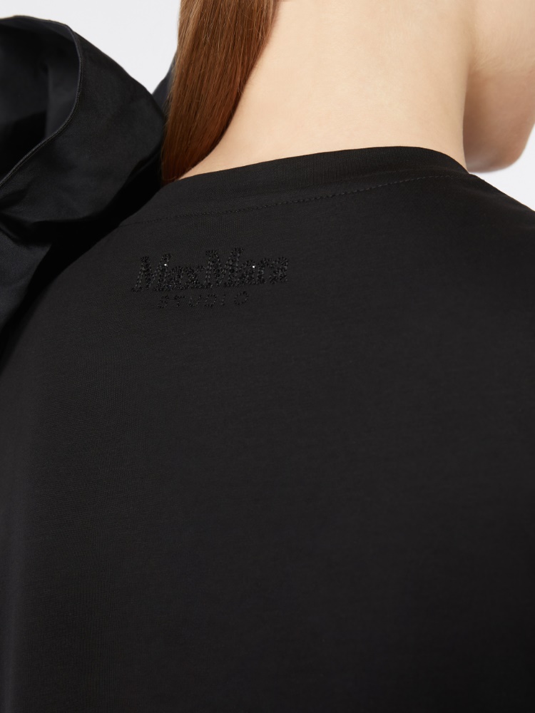 Cotton jersey T-shirt - BLACK - Max Mara - 5