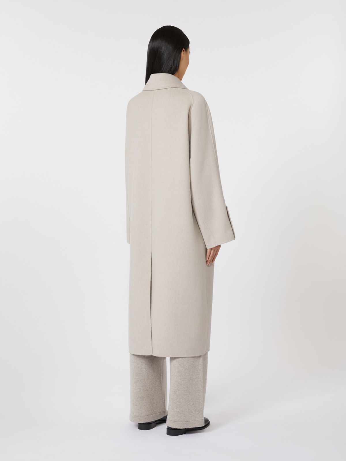 Wełniany płaszcz - BEŻOWY - Max Mara - 5