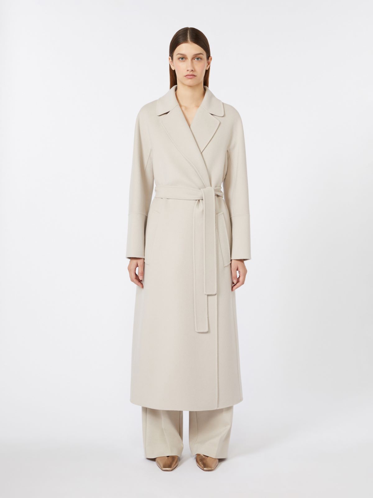 Wool robe coat - SAND - Max Mara - 4