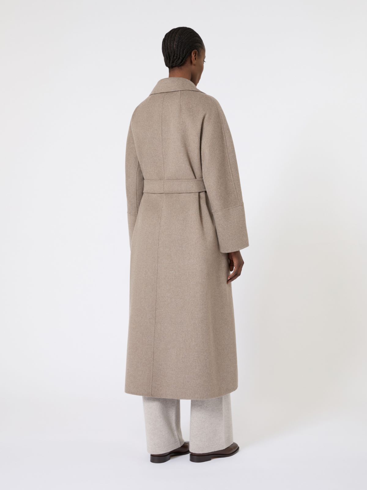 Wool robe coat - MEDIUM GREY - Max Mara - 6