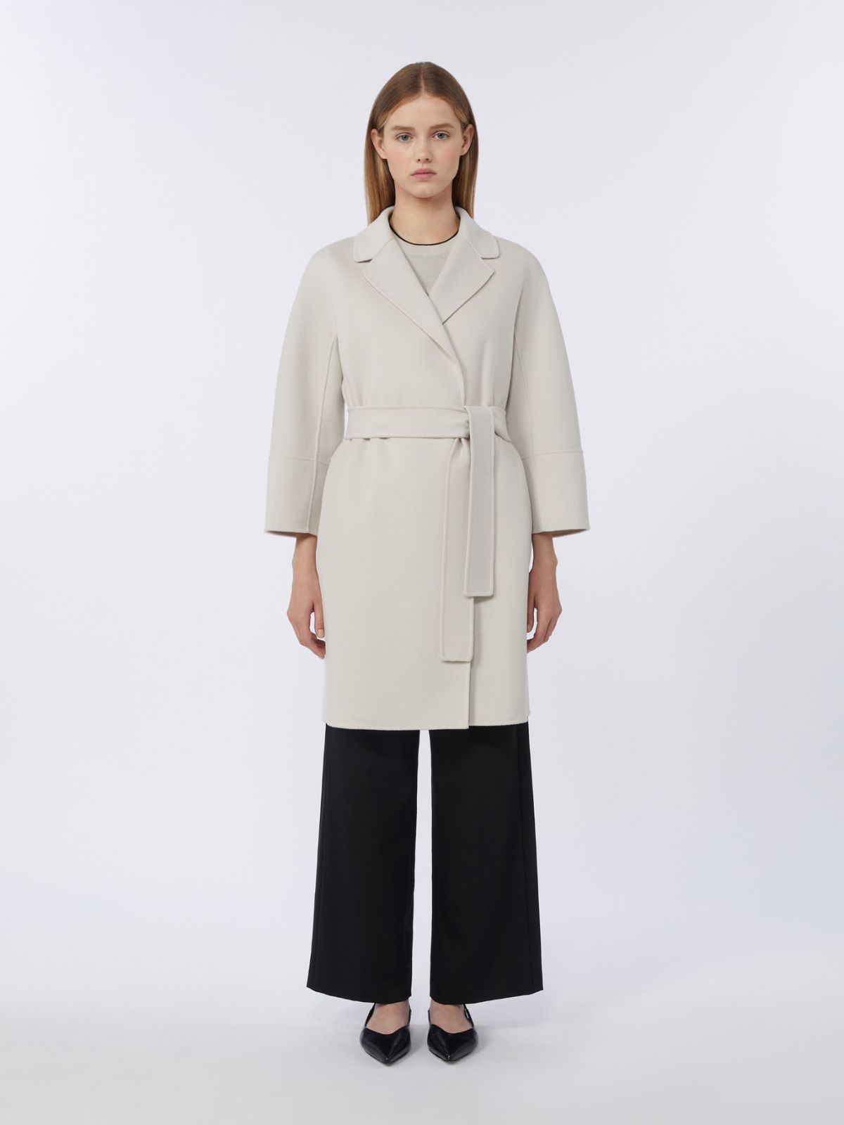 Short wool coat - IVORY - Max Mara - 4