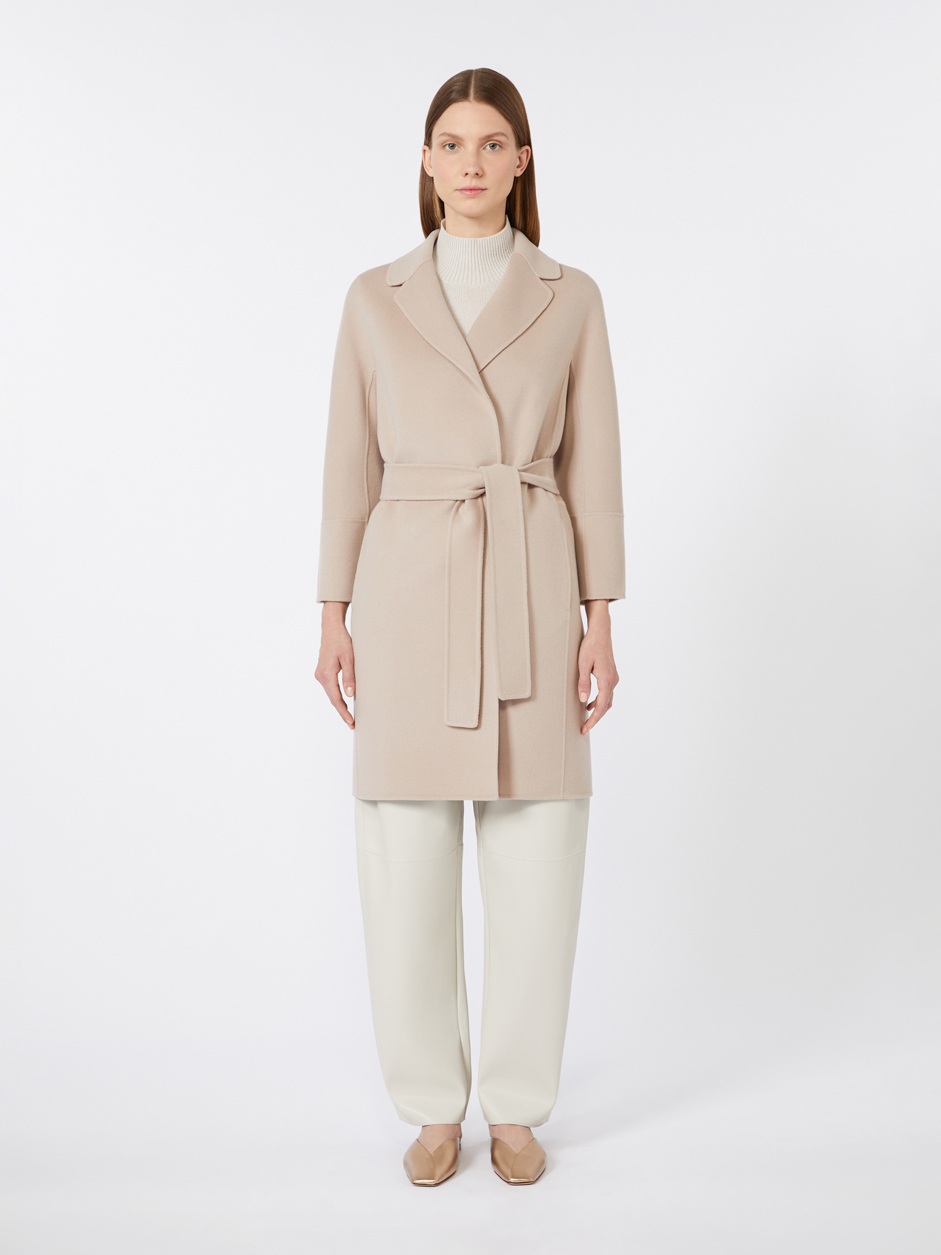 Short wool coat - BEIGE PINK - Max Mara - 2
