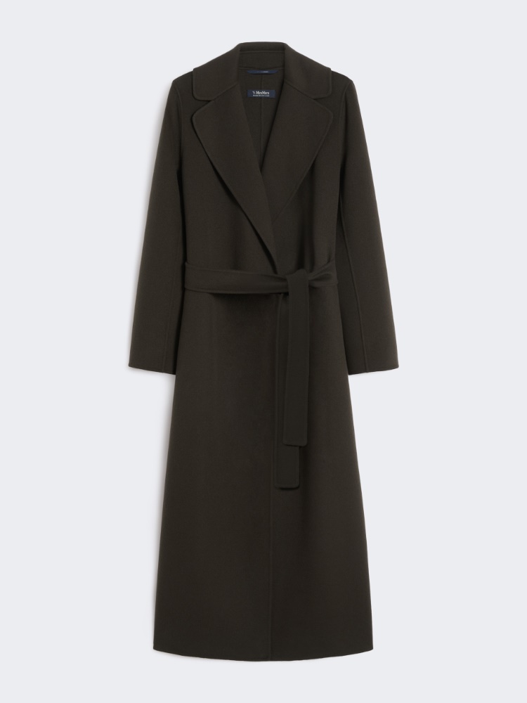 Wool robe coat - DARK GREEN - Max Mara