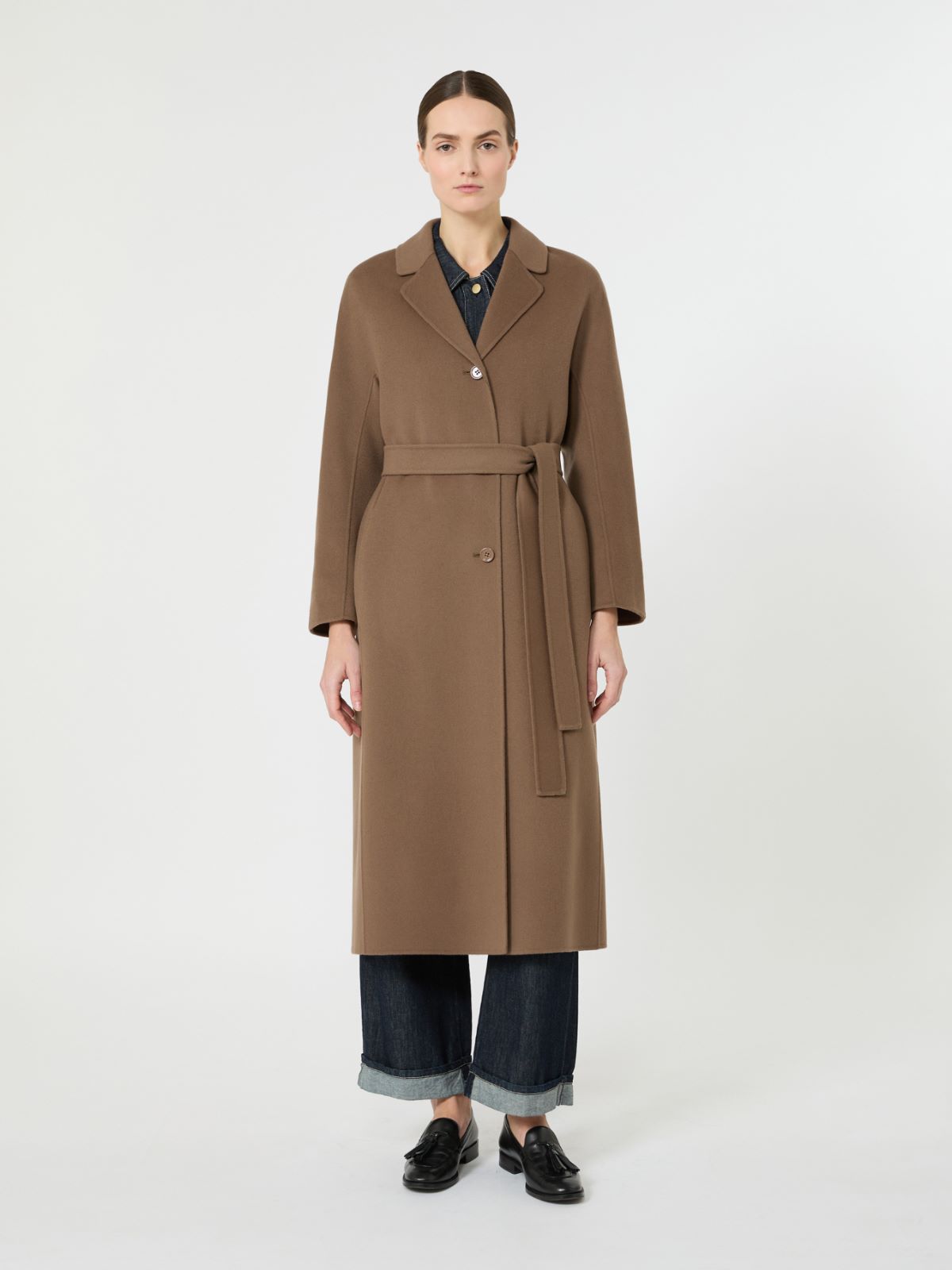 다마 버진울 코트 - HAZELNUT BROWN - Max Mara - 5