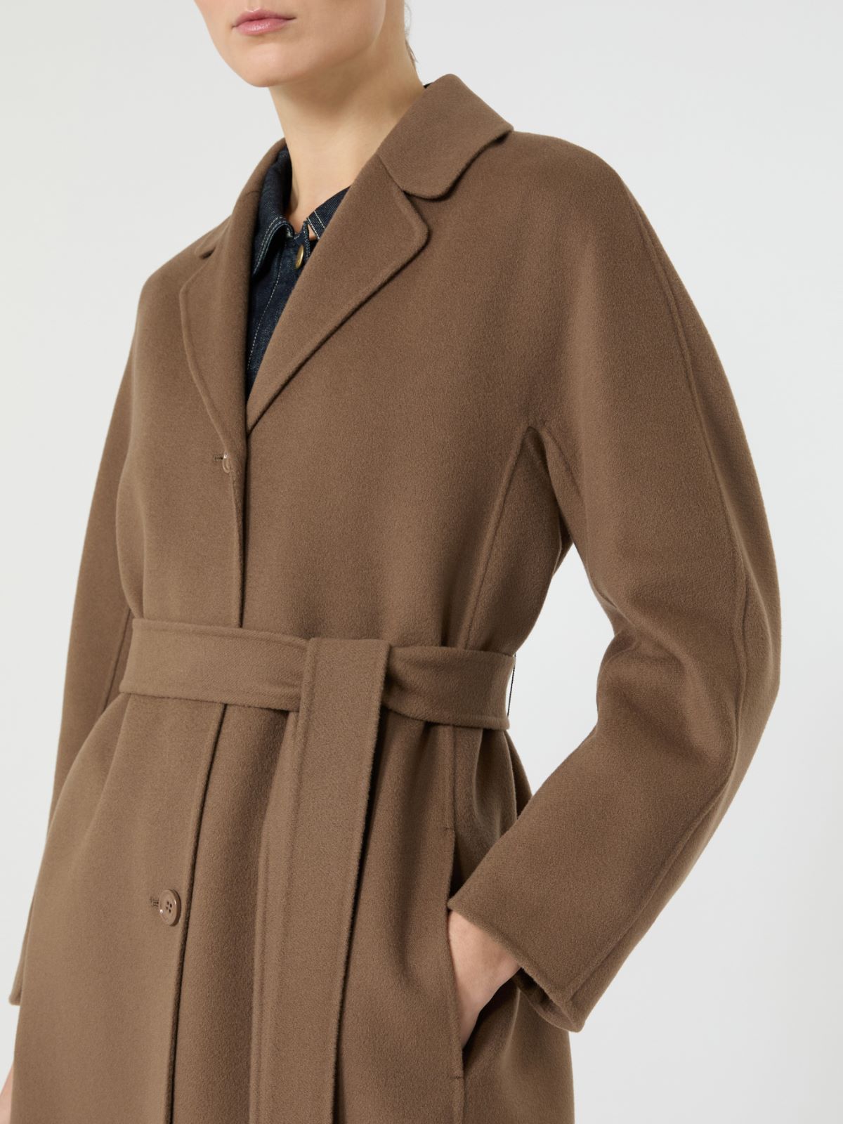 다마 버진울 코트 - HAZELNUT BROWN - Max Mara - 5