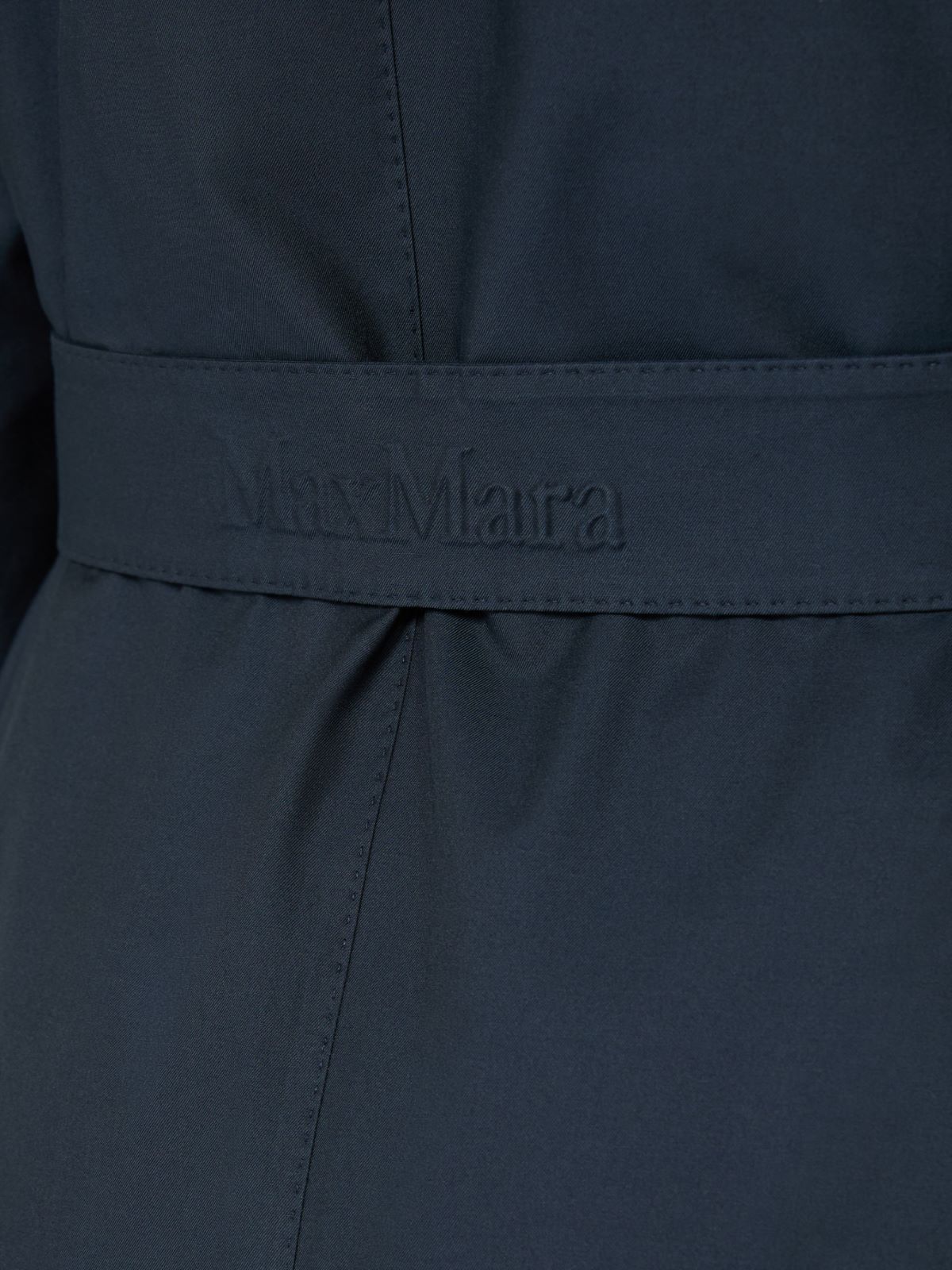 Oversized water-repellent twill trench coat - ULTRAMARINE - Max Mara - 6